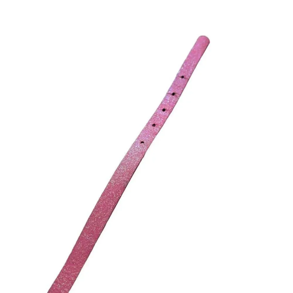 Girls pink sparkle belt 26